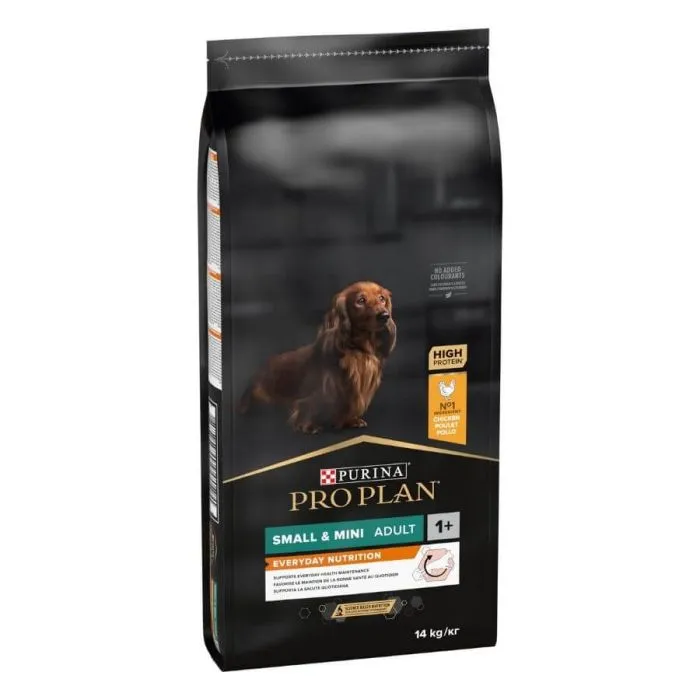 PURINA PRO PLAN Everyday Nutrition Small & Mini Adult 1+ au poulet pour chien - Sac de 14 kg
