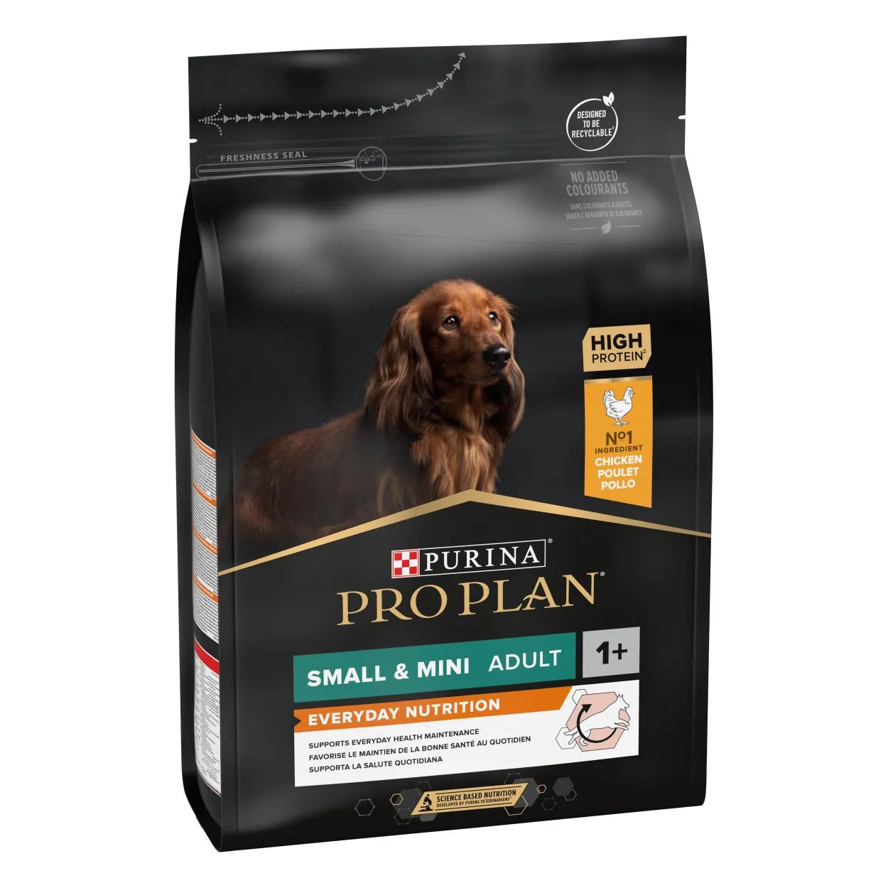 [52105] PURINA PRO PLAN Everyday Nutrition Small & Mini Adult 1+ au poulet pour chien - Sac de 3 kg
