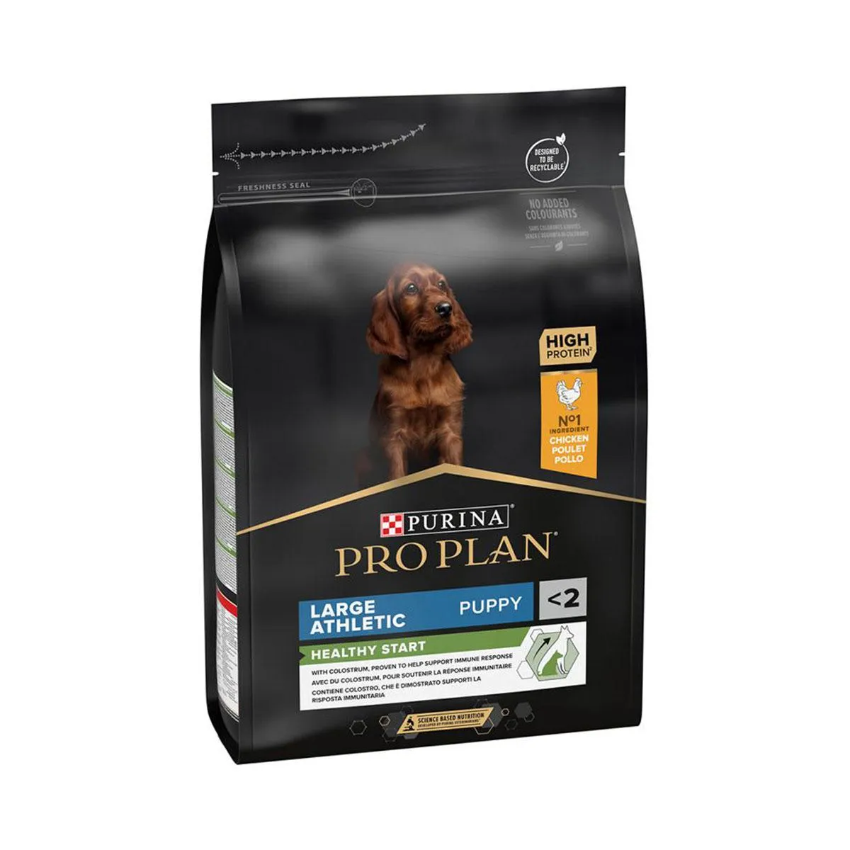 PURINA PRO PLAN Healthy Start Large Athletic Puppy <2 au poulet pour chien - Sac de 3 kg