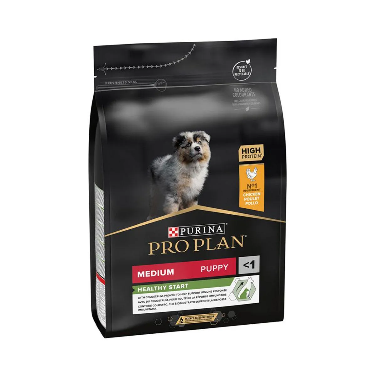 [52162] PURINA PRO PLAN Healthy Start Medium Puppy <1 au poulet pour chien - Sac de 12 kg