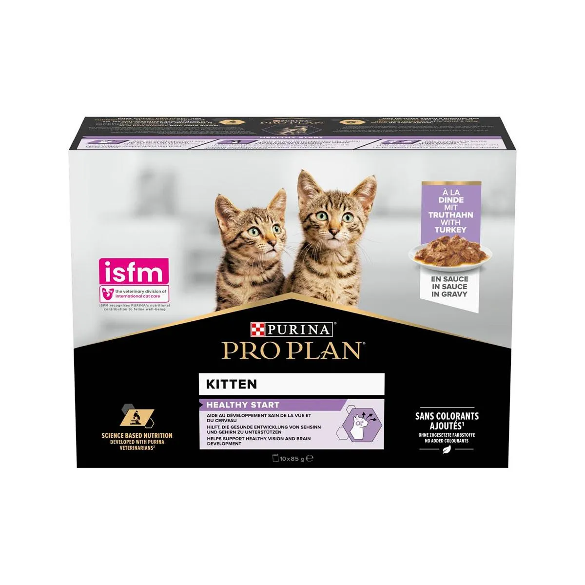 [13388] PURINA PRO PLAN Nutri Savour Kitten à la dinde pour chat - 26 sachets de 85 g