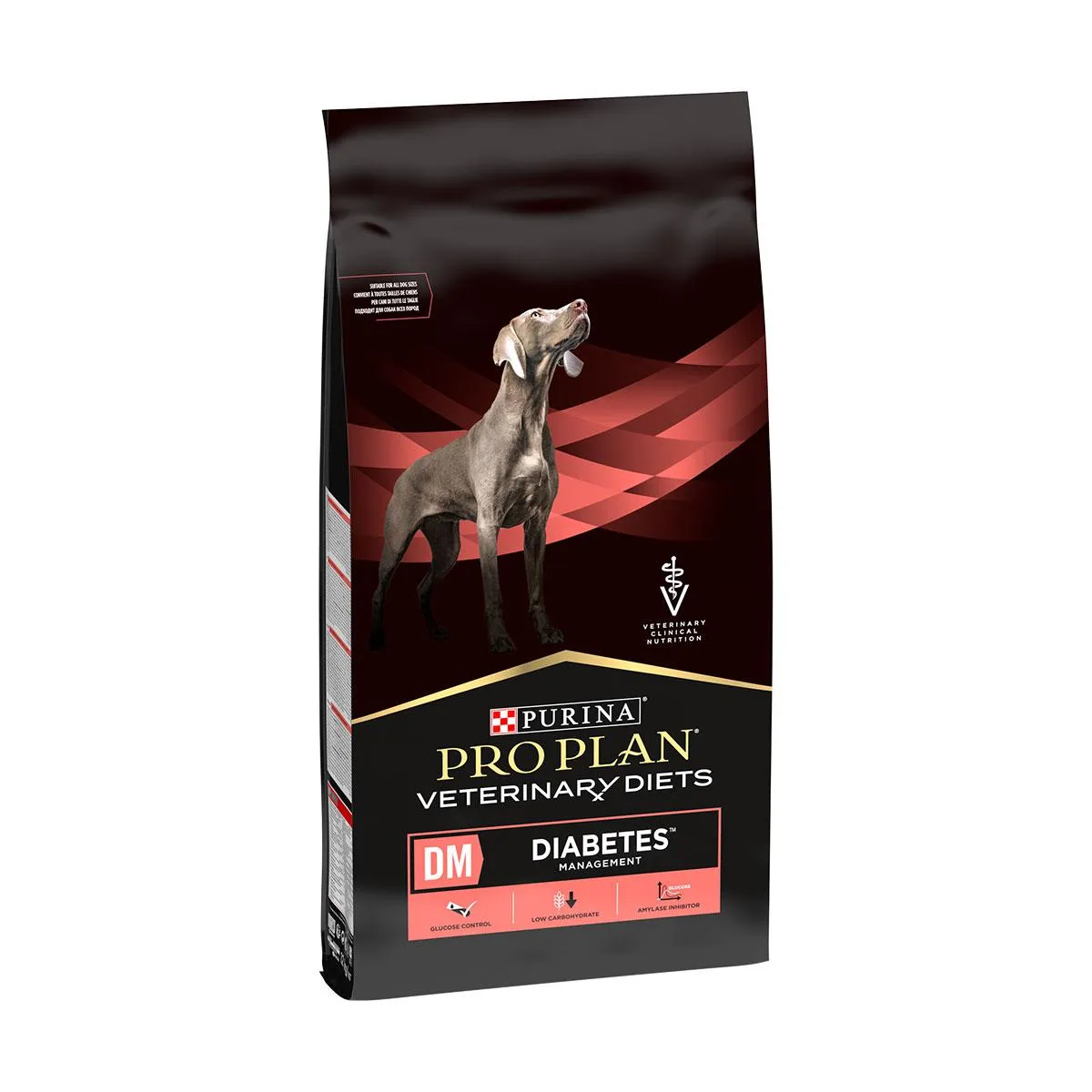 PURINA PRO PLAN VETERINARY DIETS DM Diabetes Management pour chien - Sac de 12 kg