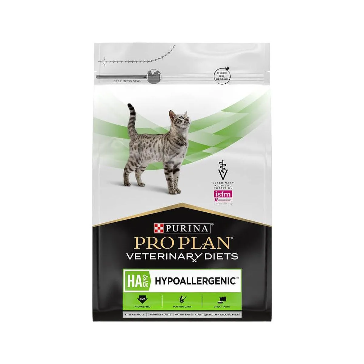 [56464] PURINA PRO PLAN VETERINARY DIETS HA St/Ox Hypoallergenic Kitten & Adult pour chat - Sac de 1,3 kg