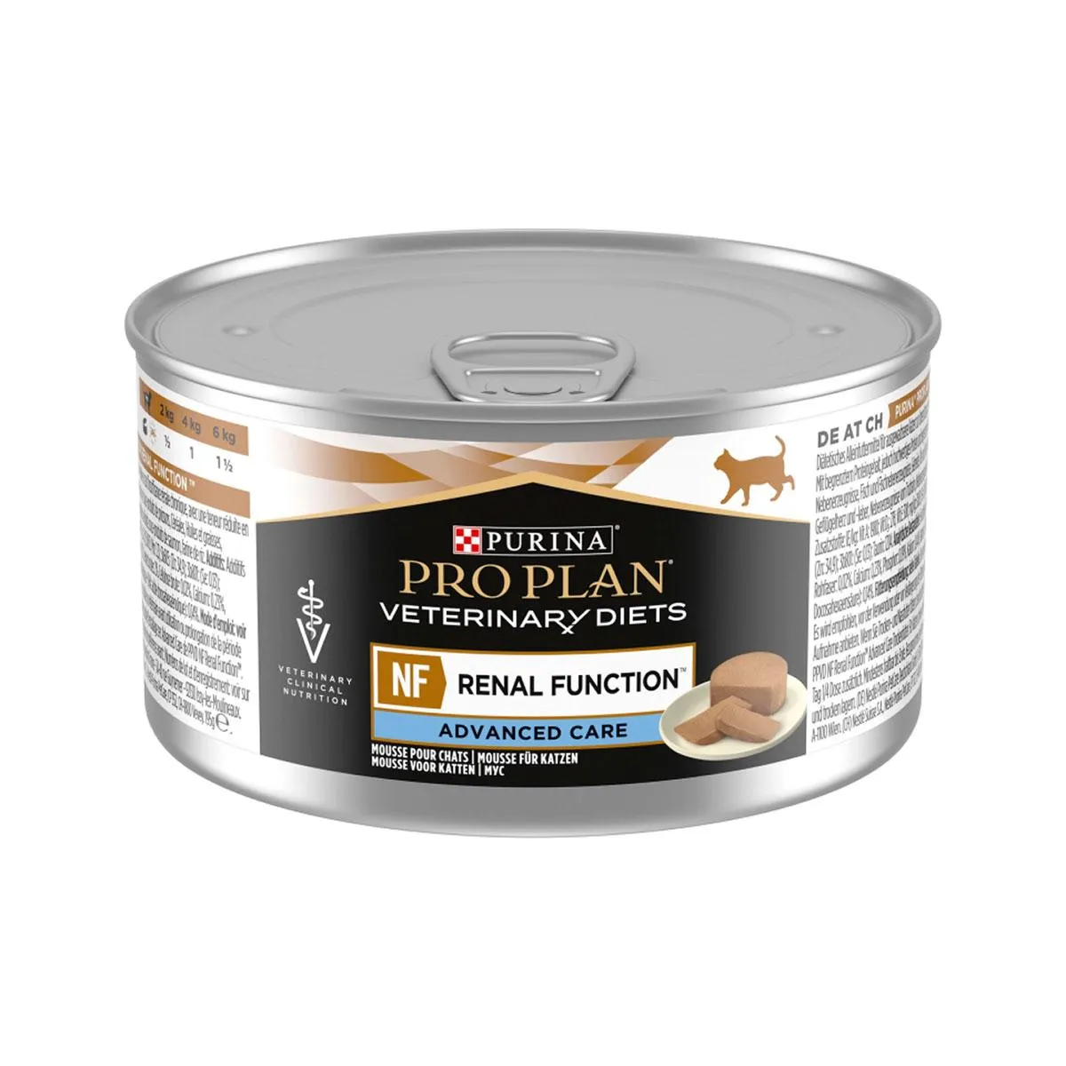 PURINA PRO PLAN VETERINARY DIETS NF Renal Function Advanced Care pour chat - 24 boîtes de 195 g