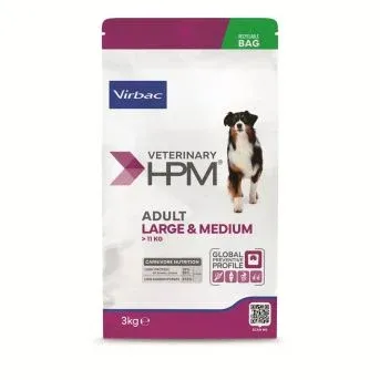 [VIRB-55] VIRBAC VETERINARY HPM Large & Medium Adult pour chien - Sac de 3kg