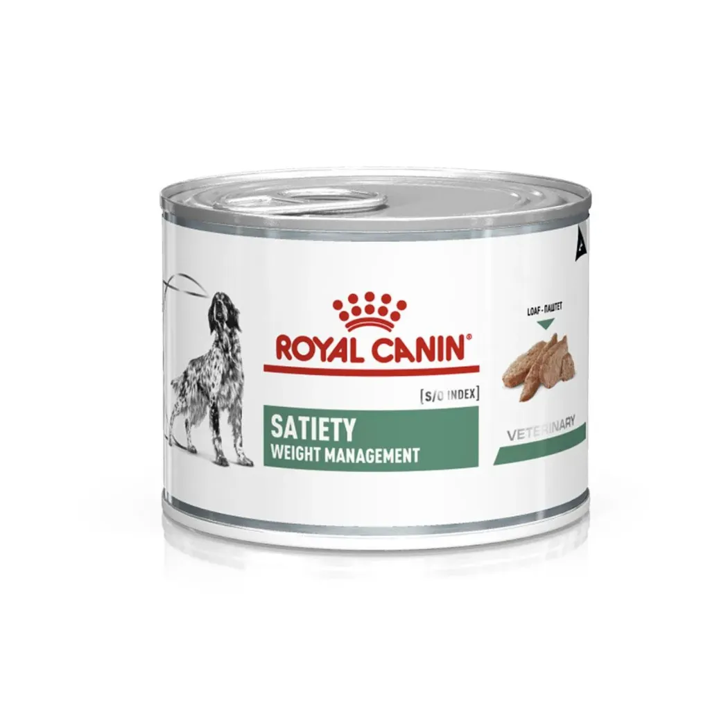 [11908] ROYAL CANIN VETERINARY Satiety Weight Management pour chien - 12 boîtes de 195 g