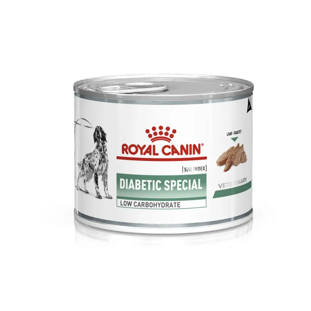 [11921] ROYAL CANIN Veterinary Diabetic special low carbohydrate Chien- 12 boîtes de 195g
