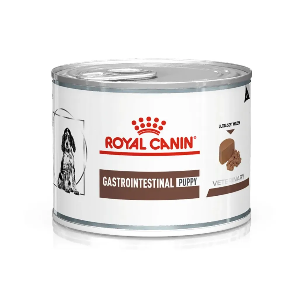 [12256] ROYAL CANIN VETERINARY Gastrointestinal Puppy pour chien - 12 boîtes de 195 g